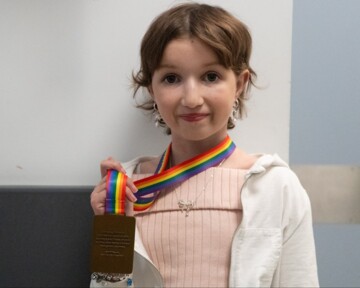 Young patient helps design new medal for children who have received a bone marrow transplant